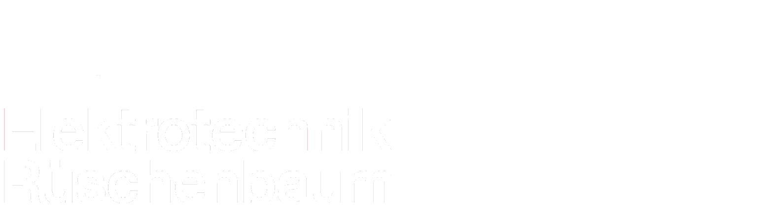 elektrotechnik rüschenbaum logo weiß